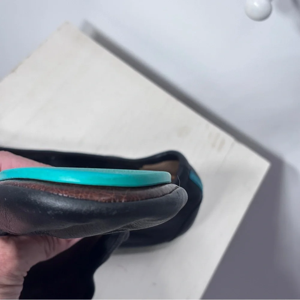 EUC Tieks By Gavrieli Women’s Matte Black Leather Flats Ballet Size 10 US - Picture 11 of 12